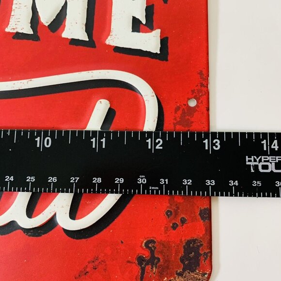 Open Road Baseball Metal Sign Welcome to the Dugout Tin Man Cave Shed 8” X 13" - Picture 5 of 6